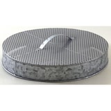 thumbnail of Tabouret et seau à pellets métal galvanisé au coin du feu Aubry Gaspard