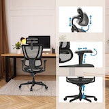 thumbnail of Sedia da ufficio / Poltrona direzionale ERGOHUMAN SLIM ECO M GEN2 tessuto a rete nero hjh OFFICE