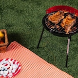 thumbnail of WellHome - 3-Bein-Grill mit schwarzem Chromgrill 32x33x55cm