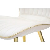 thumbnail of SEDIA PARIS SPACE CREMA /GOLD SET 2 PZ CM 46X58X77