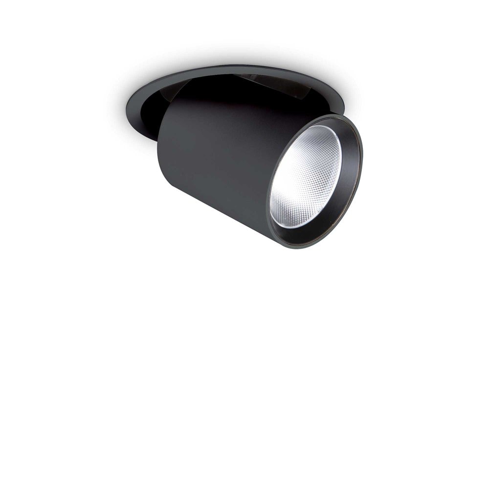 Faretto Tubolare Moderno Nova Alluminio Nero Led 30W 4000K Luce Naturale
