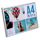 thumbnail of Exacompta 84758D 12x fotolijst met aluminium rand voor formaat A4, transparant