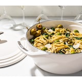 thumbnail of LODGE | Cocotte en Fonte Émaillée 4,2L | Fabriquée aux USA | Compatible tous feux dont four et induction | Blanc