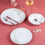 thumbnail of Assiette à dessert Mojave 21 cm x6 -  Crème / Ivoire Rond Grès Table Passion 21.00x21.00 cm