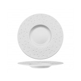thumbnail of Moon Bianco Piatto Gourmet Ø Cm 29 New Bone China Lucido Interno Ø Cm 14 Gural Confezione Da 6