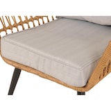 thumbnail of Conjunto em poli-rattan HWC-N34, conjunto de varanda conjunto de jardim grupo de assentos cadeira mesa lateral ~ cinzento claro