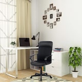 thumbnail of SIGMA Sedia da ufficio EC21, pelle, altezza seduta regolabile, nera