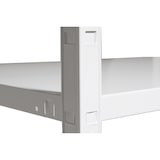thumbnail of Etagère Métallique Emboîtable 4 tablettes 50 kg de charge par niveau 180 x 75 x 35 cm blanc