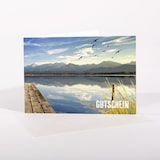 thumbnail of Gutscheinkarte Set A6 12+12 Stück Mountain landscapes by seasons 300g