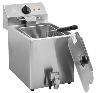 Profi- friteuse HDF1108, 26,5 x 55,8 x 39 cm, 8 L, 3250 W, mechanisch bedieningspaneel, zilver