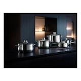 thumbnail of Wmf diadem plus set pentole 5 pezzi + 4 coperchi in vetro adatte ad induzione