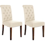 thumbnail of Set van 2 Lisburn eetkamerstoelen creme/Stof