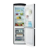 thumbnail of Frigorifero Congelatore combinato Total NoFrost, Posa libera, Larghezza 60 cm, 315 L, Classe E, Veggibox inclusa, Retrò, Nero, Severin RKG 8998