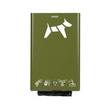 thumbnail of ROSSIGNOL Distributeur de sacs canins mural ou pour poteau liasse 500 sacs HYGECA vert olive