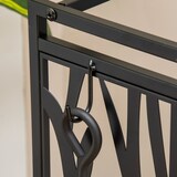 thumbnail of Potalegna per Camino in Acciaio Nero e Antiruggine per Esterni