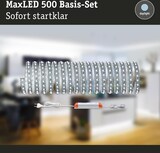 LED-Lichtstreifen mit Netzteil und Stecker.