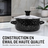 thumbnail of Ensemble 10 pieces marmites et cocottes de cuisine avec couvercle en verre  HG04128 usage non-intensif Herzberg