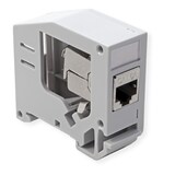 thumbnail of ROLINE Tragschienenadapter für Keystone Module, unbestückt, 180°