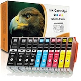 thumbnail of D&C 10er Set Tintenpatronen PGI-570XL CLI-571XL für Canon Pixma TS6050