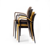 thumbnail of Chaise Empilable Wing avec Accoudoirs - Noire - VEBA