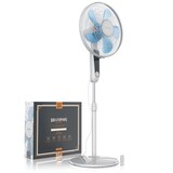 thumbnail of Brandson Standventilator Silent mit Fernbedienung und Display, mobiler Lüfter, Oszillation 80°, 60 Watt, Ventilator leise, Höhe verstellbar