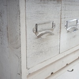 thumbnail of Garderobe HWC-C49, Wandgarderobe Wandregal, Vintage mit 5 Schubladen 32x65x13cm ~ Shabby Look, weiß