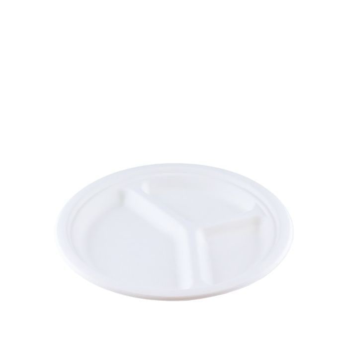 Suikerriet bord 26cm Ø 3-vaks
