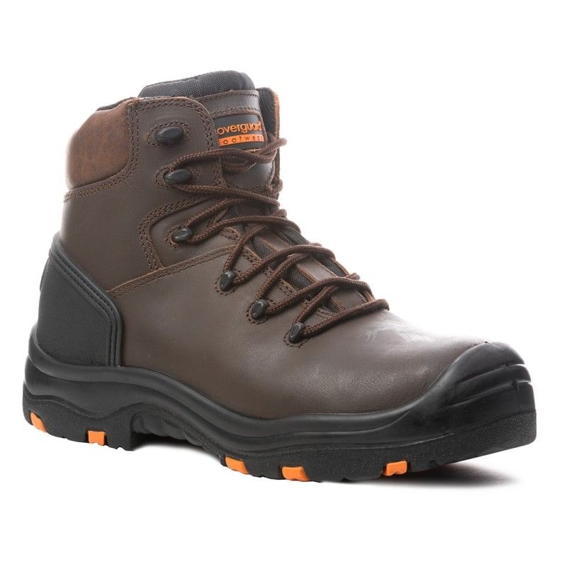 Coverguard - Chaussures de sécurité montantes marron TOPAZ S3 SRC HRO #964B00 Taille 38