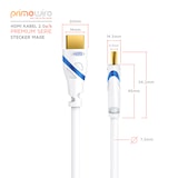 thumbnail of Primewire 8k HDMI-Kabel 2.1, Ultra HD Highspeed 4K 60Hz, Full HD, 3D, ARC, 18 GBit/s, HDMI Typ A - 5m