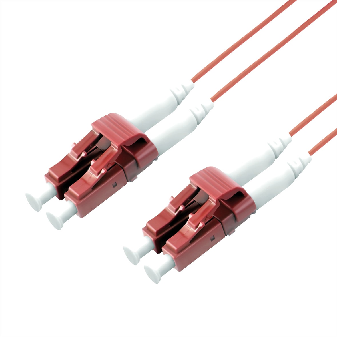 ROLINE LWL-Kabel SLIM 50/125µm OM4, LSOH, LC/LC, violett, 5 m