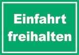 thumbnail of Einfahrt freihalten Schild grün-weiß A3 (297x420mm)