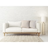 thumbnail of Zierkissen 40x40cm Dekokissen 12-teilig Set 2 x 6 VE Sofakissen Baumwolle u. Jute natur