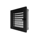 thumbnail of Griglia di ventilazione per camino 17x17 nera con tapparelle avvolgibili