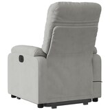 thumbnail of vidaXL Massagesessel Aufstehhilfe Elektrisch Hellgrau Mikrofasergewebe