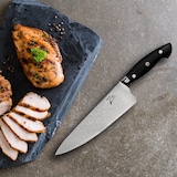 thumbnail of Executive-Plus Serie 8` Kochmesser 61 HRC Edelstahl Schwarz