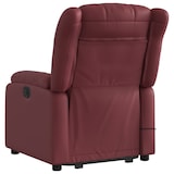 thumbnail of vidaXL Massagesessel mit Aufstehhilfe Elektrisch Weinrot Kunstleder