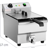thumbnail of Royal Catering Friggitrice - 13 litri - 3.200 W - rubinetto di scarico - zona fredda