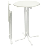thumbnail of METRO PROFESSIONAL Stehtisch klappbar Mistrano, Stahl, Ø 70 x 110 cm, rund, weiß
