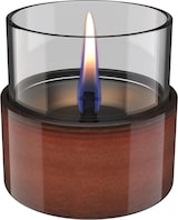 thumbnail of Tenderflame - Tulip 18 Reactive Glaze Black wiederaufladbare Tischkerze TenderFuel