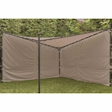 thumbnail of SIENA GARDEN Berlino Zijpanelen voor tuinhuisje Berlino 4x4 m, grijs, set van 2