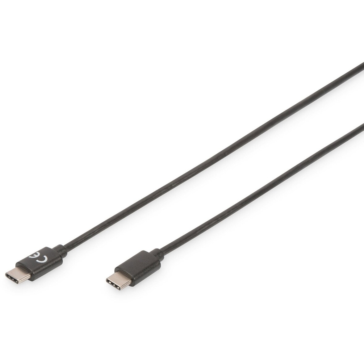 DIGITUS USB Type-C 2.0 Anschlusskabel St/St 3.0m schwarz