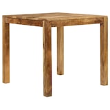 thumbnail of Mesa de comedor de madera maciza de mango 82x80x76 cm