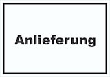 thumbnail of Anlieferung Schild mit Text Annahme waagerecht A2 (420x594mm)