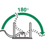thumbnail of Ordner A4 Kunststoff 180Grad 50mm hellrot Packung mit 20 Stück
