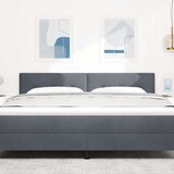 thumbnail of vidaXL LED Kopfteil mit LED-Lichtleisten Grau 180 cm Polyester