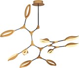 thumbnail of WellHome - Deckenleuchte 96x96x110cm mit gelber Metallstruktur - 10 x 7 W LED-Fassung