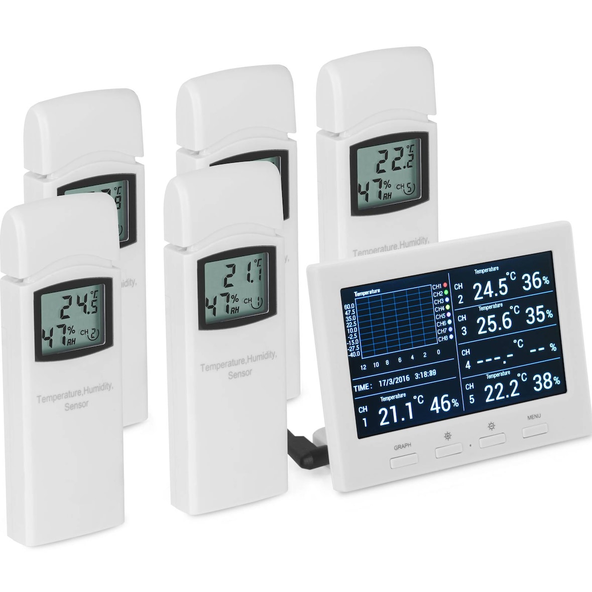 Steinberg Systems Termoigrometro - 8 canali