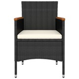 thumbnail of vidaXL 5-tlg. Garten-Lounge-Set Poly Rattan Schwarz