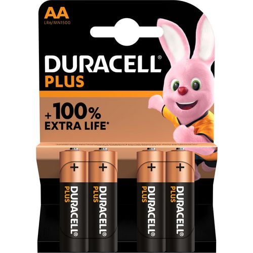 Duracell Pilas Plus Power Lr06 Alcalinas Aa 1.5V Pack-4