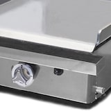 thumbnail of MBH - Plancha a gas industrial tres zonas 400x400 mm económica para hostelería. Fry Top profesional de acero laminado para bar y restaurante.